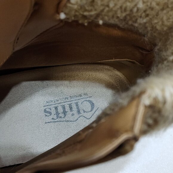 Cliffs White Mountain Ankle Boots Hearty Women's 10M Rustic Lace Up Side Zipper - Picture 12 of 12